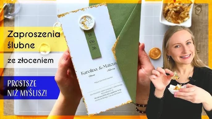 Jak zrobić złocenia na zaproszeniach - proste metody i porady
