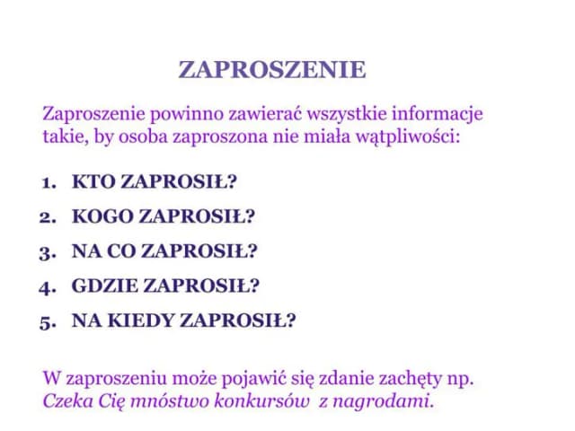 Jak napisać zaproszenie przykład – wzory i porady na różne okazje