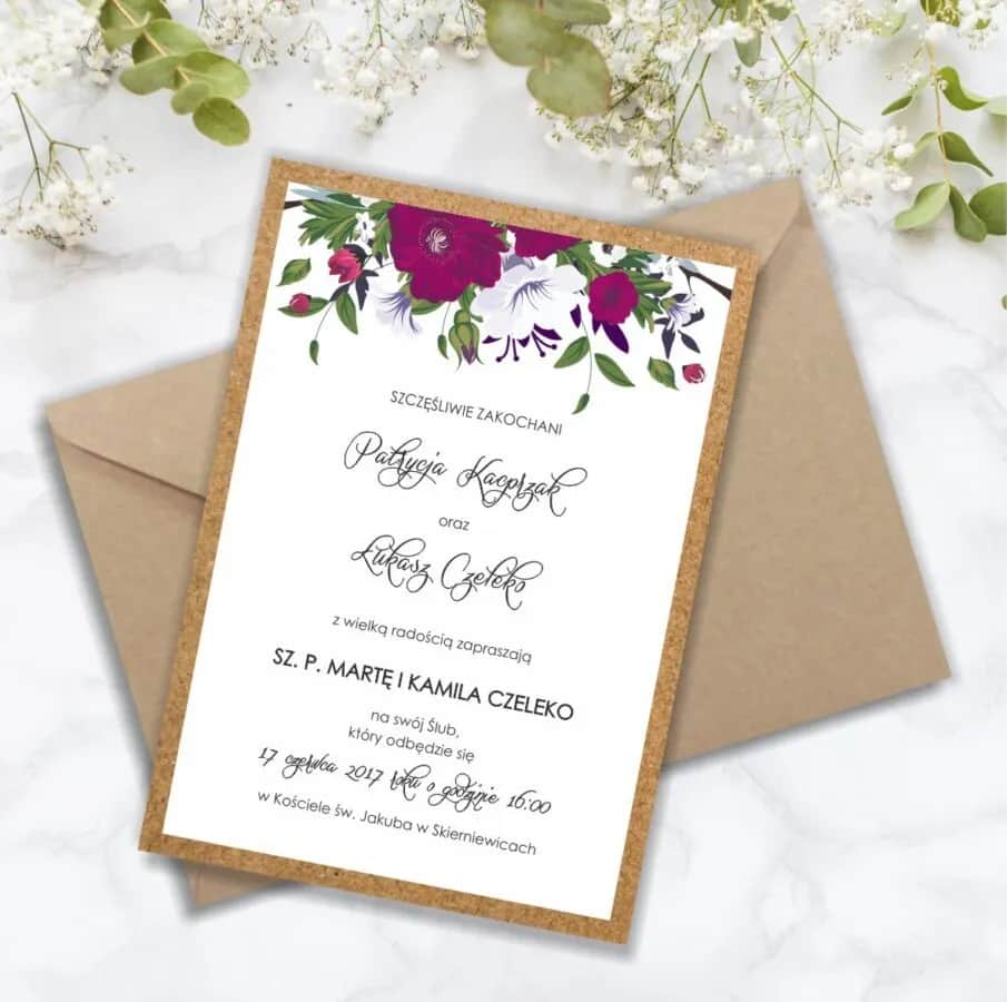 Ile wcześniej daje się zaproszenia na ślub, aby uniknąć problemów?