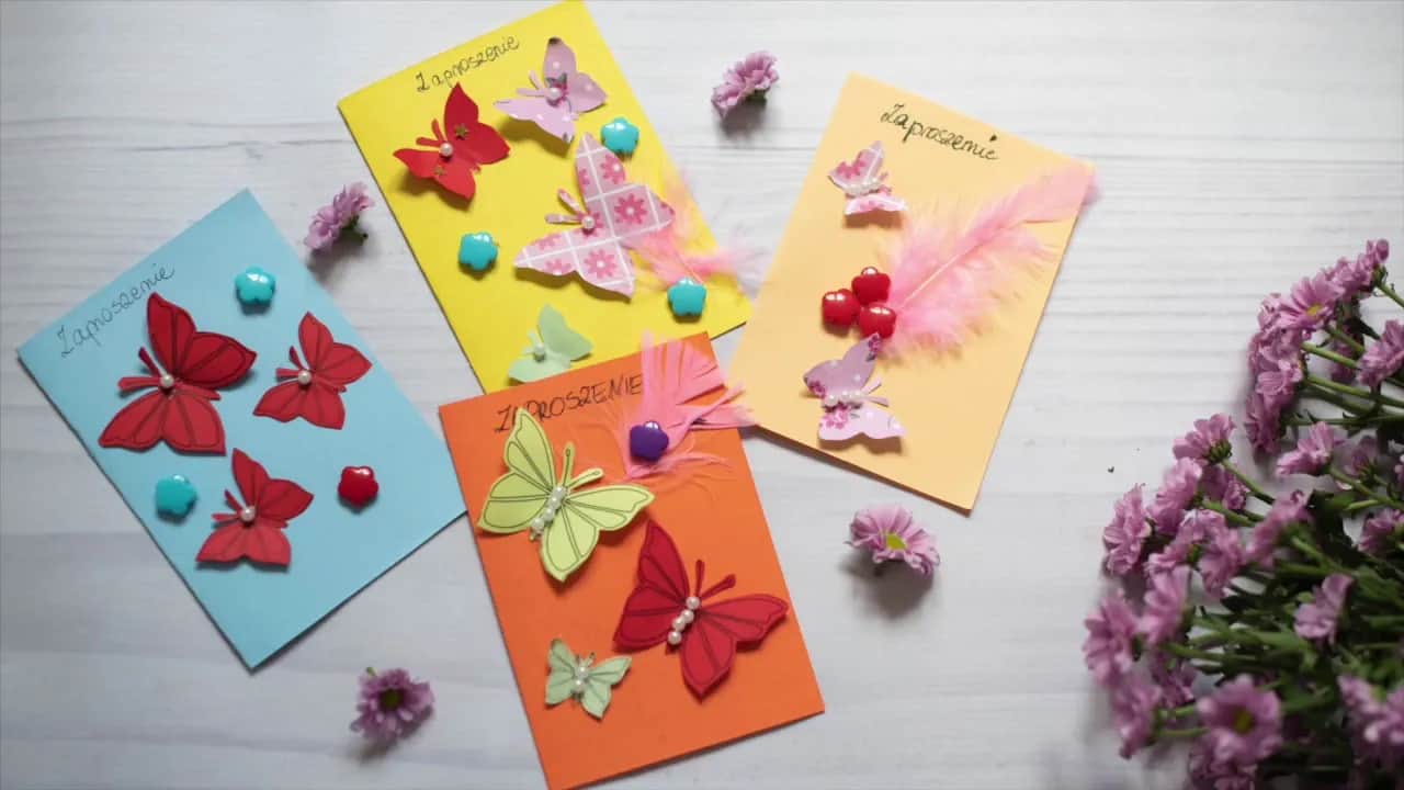 Ręcznie robione zaproszenia na urodziny dziecka - proste pomysły i instrukcje