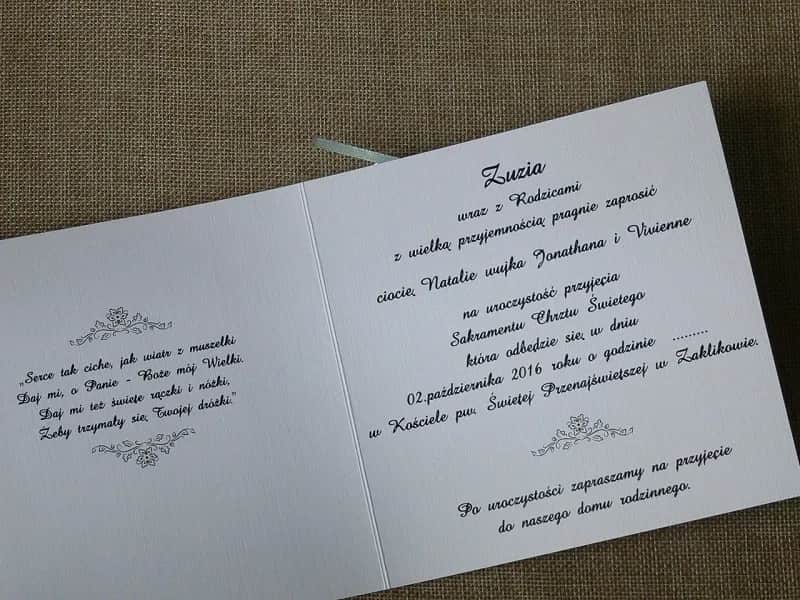 Jak wypisać zaproszenie na chrzest dla cioci, aby wzruszyć rodzinę