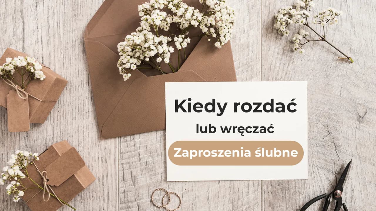 Kiedy wysyłać zaproszenia na ślub, aby nie stracić gości?